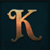 a dark matter k symbol