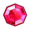 dazzle me powerpoints red jewel symbol