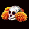 dia de los muertos skull symbol