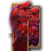 dinosaur rage red trex symbol