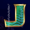 dolphin gold j letter symbol