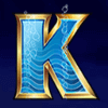 dolphin gold k letter symbol