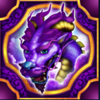 dragon spin purple dragon symbol