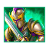 dragons cache knight green tile symbol