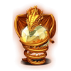 dragons fire golden symbol