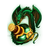 dragons fire megaways green dragon symbol