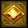 extra gems yellow gem symbol