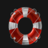 fishing cash pots lifebuoy symbol