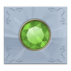 genies touch green jewel symbol