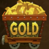 gold factory cart symbol