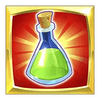 gold lab green potion symbol