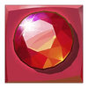 gold lab red gem symbol