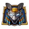 golden scrolls anubis symbol