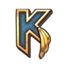 golden scrolls k symbol