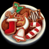 happy holidays sweets symbol