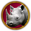 hot safari rhino symbol