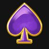 juicy joker mega moolah purple symbol