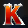 lightning leopard k letter symbol