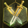 lions hoard swords symbol