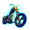 lucky halloween motorbike symbol