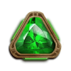 max megaways green crystal symbol