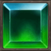 mega mine big green gem symbol