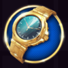 money tower gold watch symbol