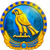 mysterious egypt bird symbol