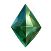 northern sky green diamond symbol