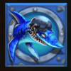 razor returns blue shark symbol