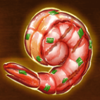 sizzling spins prawn symbol