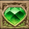 temple tumble megaways green gem symbol