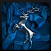 throne of gold stag symbol
