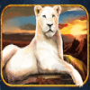 white king lioness symbol