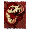 wild stack frenzy dino skull symbol