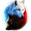 yin yang wolves symbol