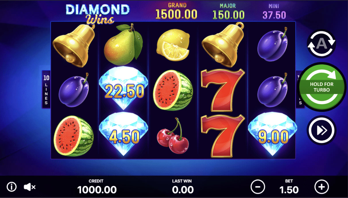 Screenshot Diamond Wins Hold And Win 2 