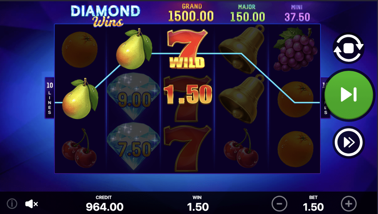 Screenshot Diamond Wins Hold And Win 6 