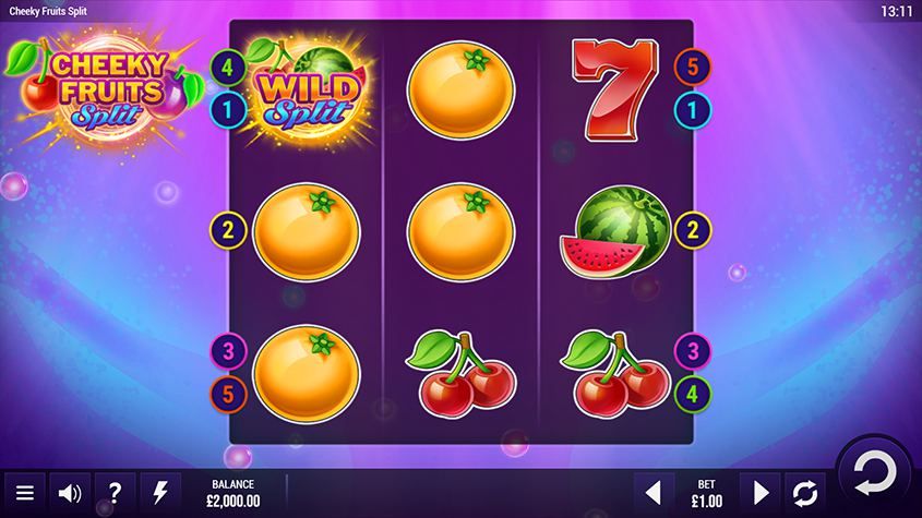 Slot Cheeky Fruits Split