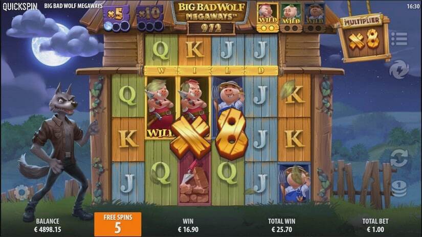 Screenshot Big Bad Wolf Megaways 9 