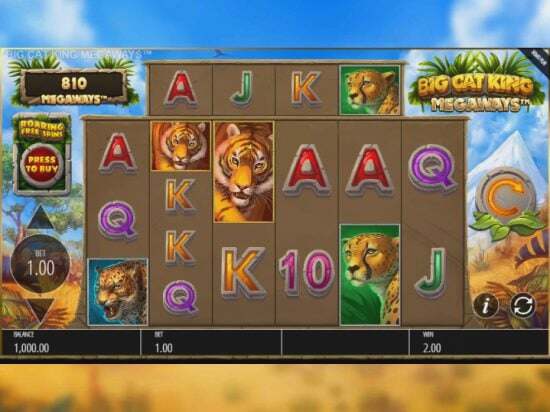 Screenshot Big Cat King Megaways 1 