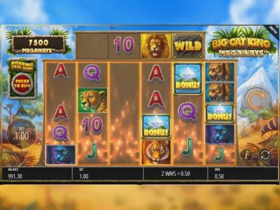 Screenshot Big Cat King Megaways 3 