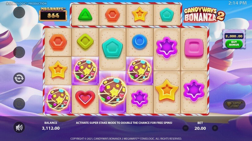 Screenshot Candyways Bonanza 2 Megaways 3 