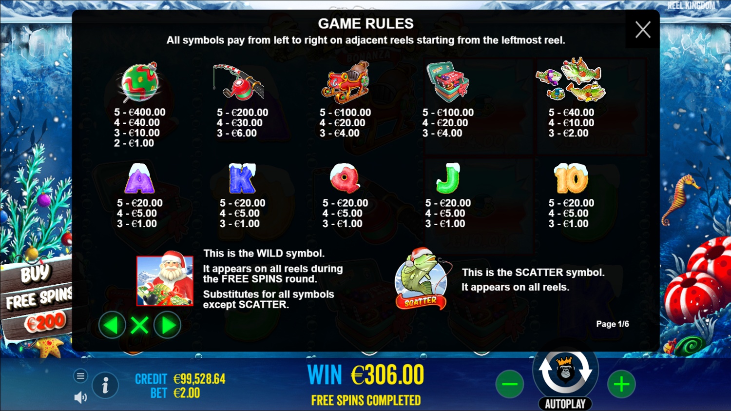 Screenshot Christmas Big Bass Bonanza 4 