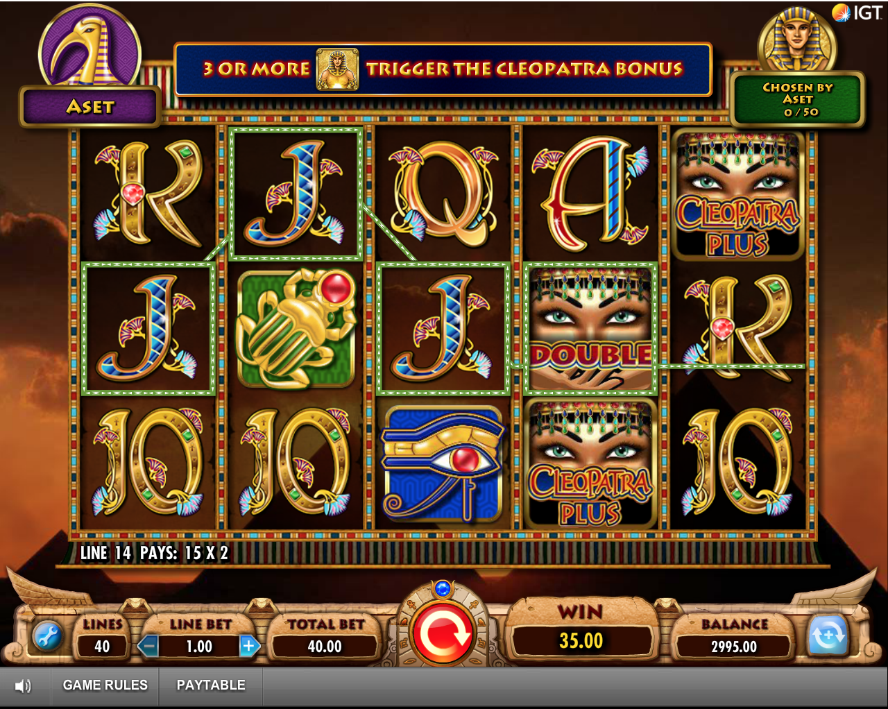 Screenshot Cleopatra Plus 1 