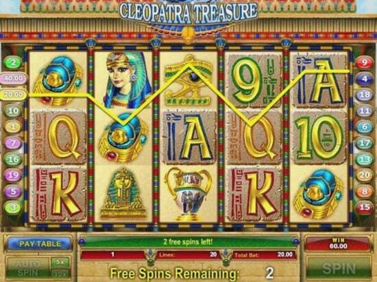 Screenshot Cleopatra Treasure 3 