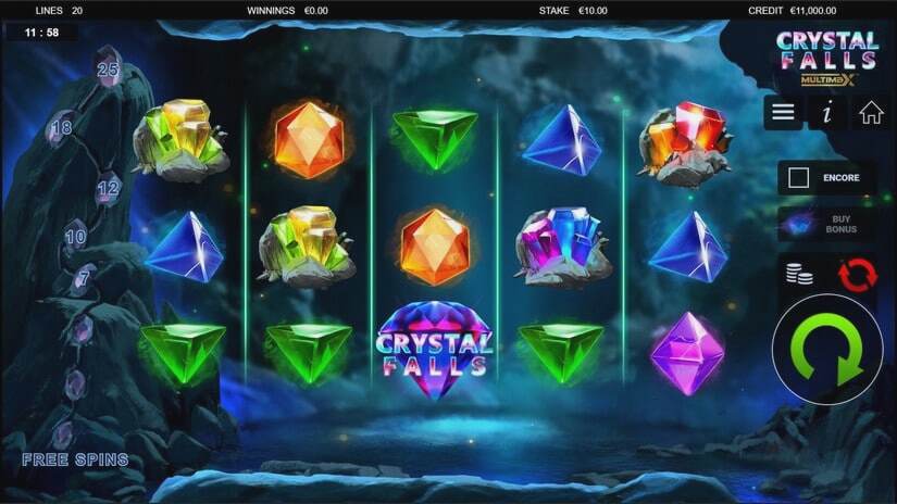 Screenshot Crystal Falls Multimax 7 