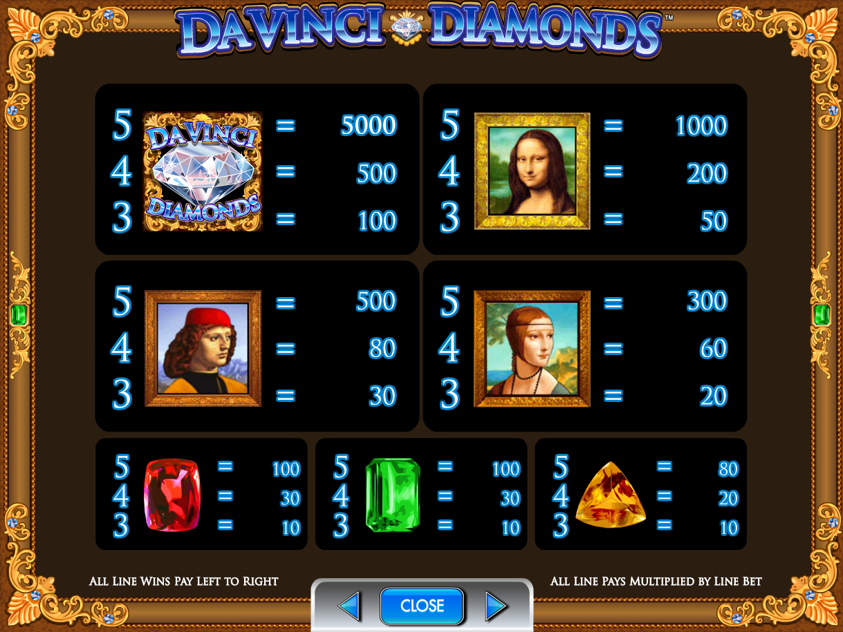 Screenshot Da Vinci Diamonds 1 