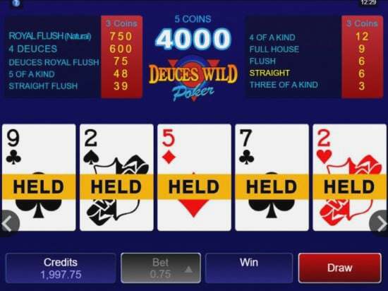 Screenshot Deuces Wild 1 