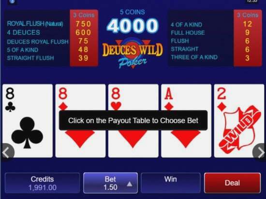 Screenshot Deuces Wild 4 